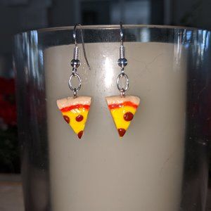Pizza Earrings